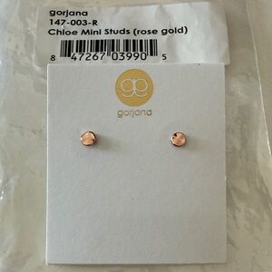Gorjana Rose Gold Mini Stud Earrings